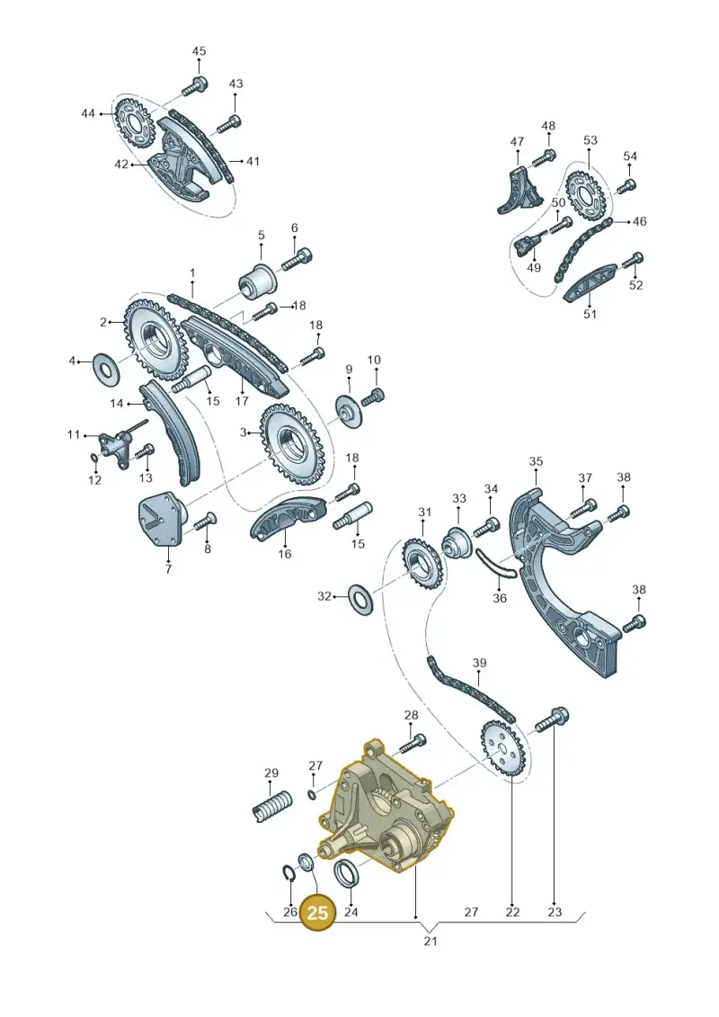 079109135E — Volkswagen Touareg BlueMotion (2014-2018) diagram 277109900, position 25