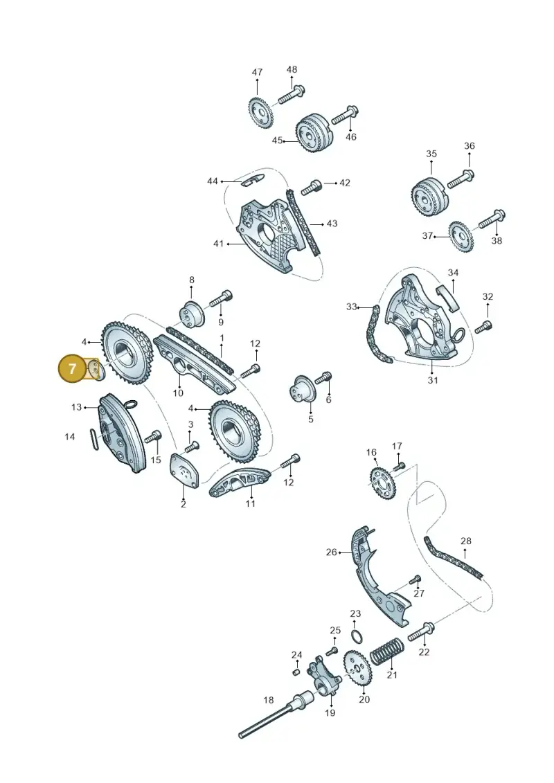 079109180D — Volkswagen Touareg BlueMotion (2014-2018) diagram 693109550, position 7