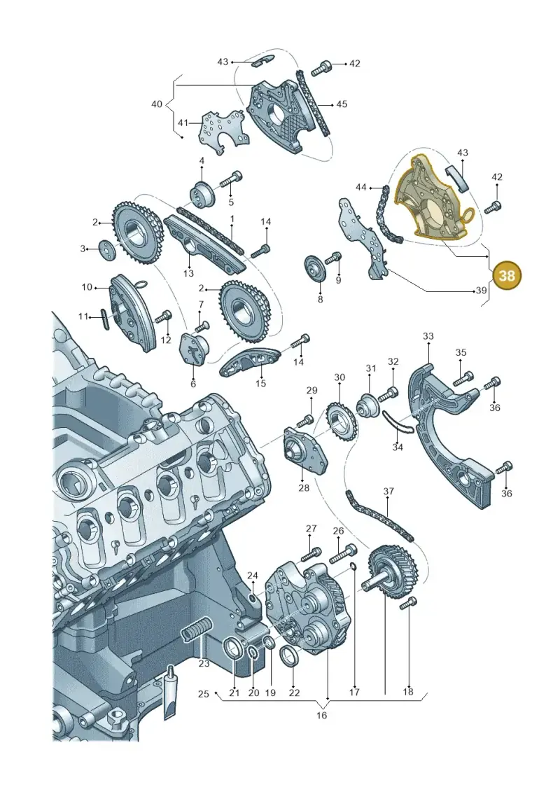 079109217R — Volkswagen Touareg                08> (2007-) diagram 478109670, position 38
