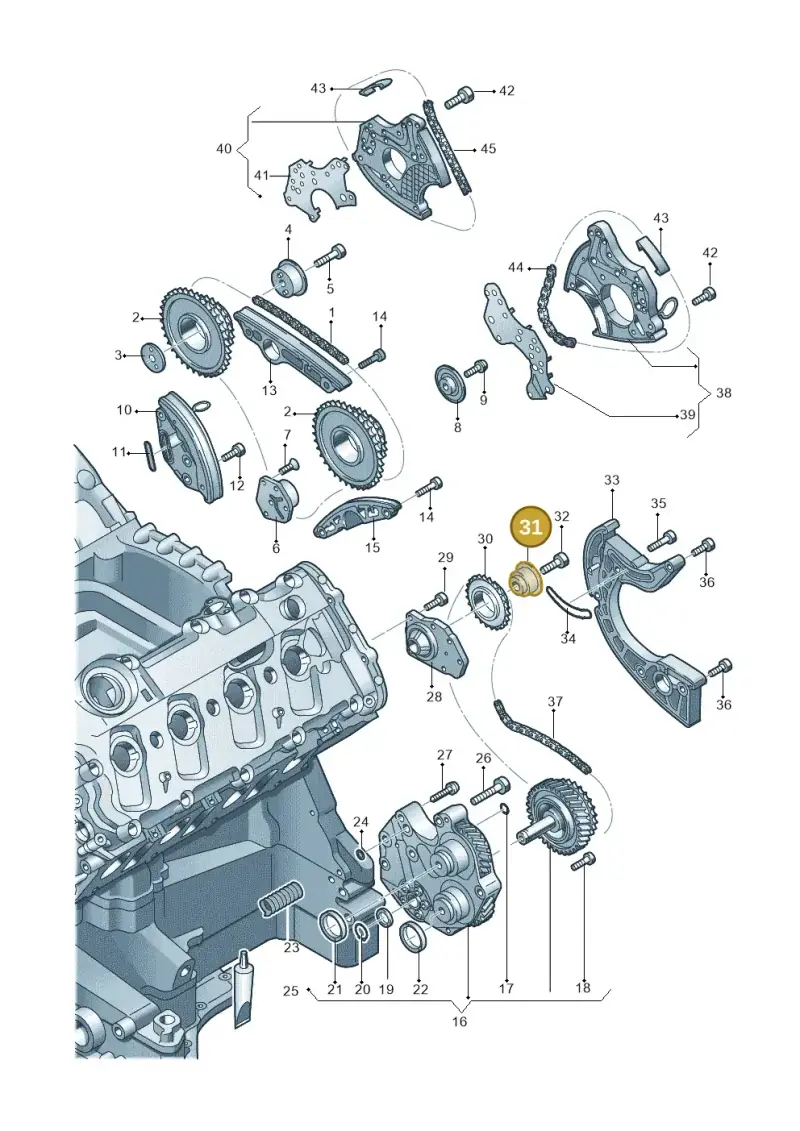 079109224E — Volkswagen Touareg BlueMotion (2014-2018) diagram 478109670, position 31