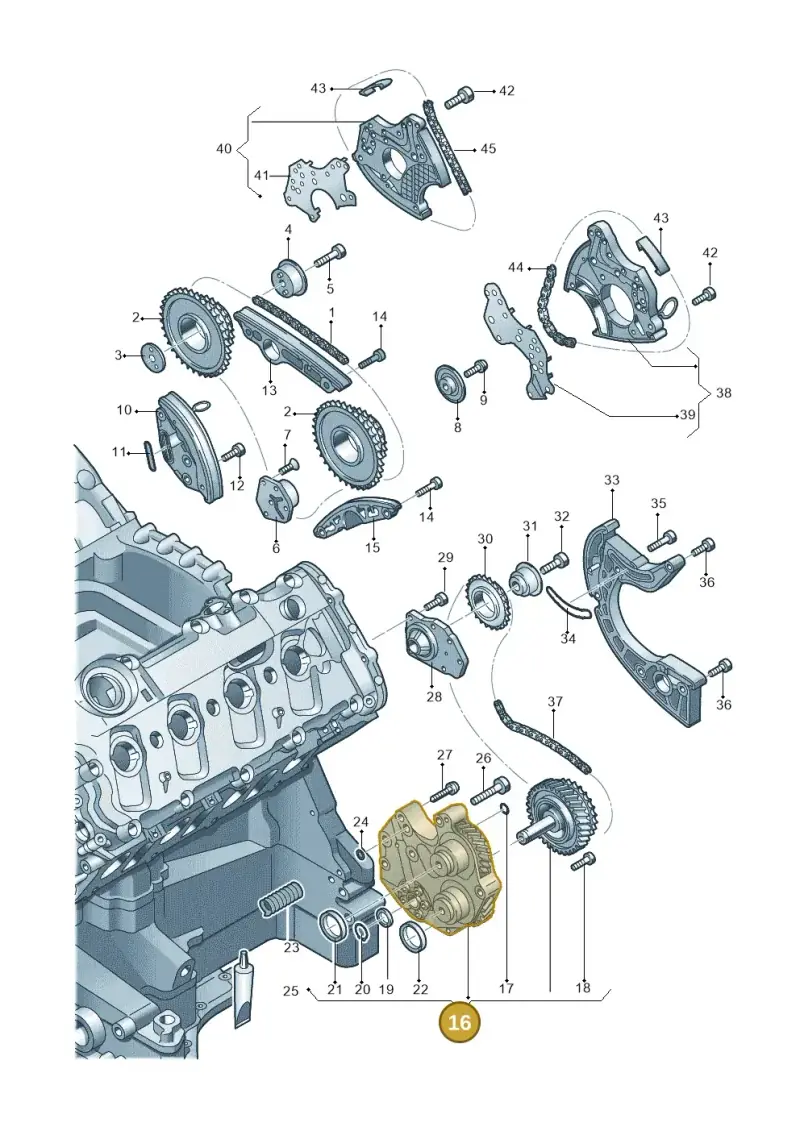 079109359DG — Volkswagen Touareg BlueMotion (2014-2018) diagram 478109670, position 16