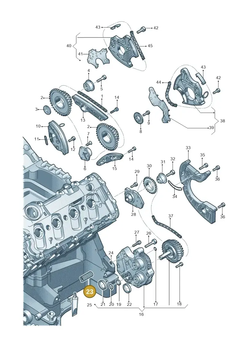 079109481C — Volkswagen Touareg                08> (2007-) diagram 478109670, position 23