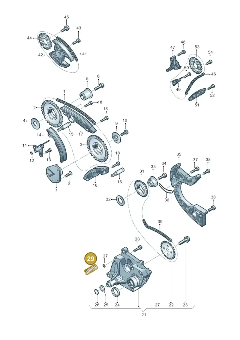 079109481C — Volkswagen Touareg BlueMotion (2014-2018) diagram 277109900, position 29