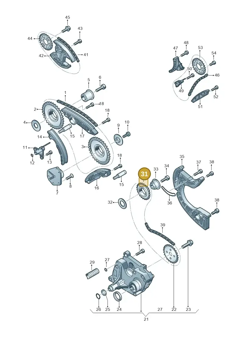 079109570AD — Volkswagen Touareg BlueMotion (2014-2018) diagram 277109900, position 31