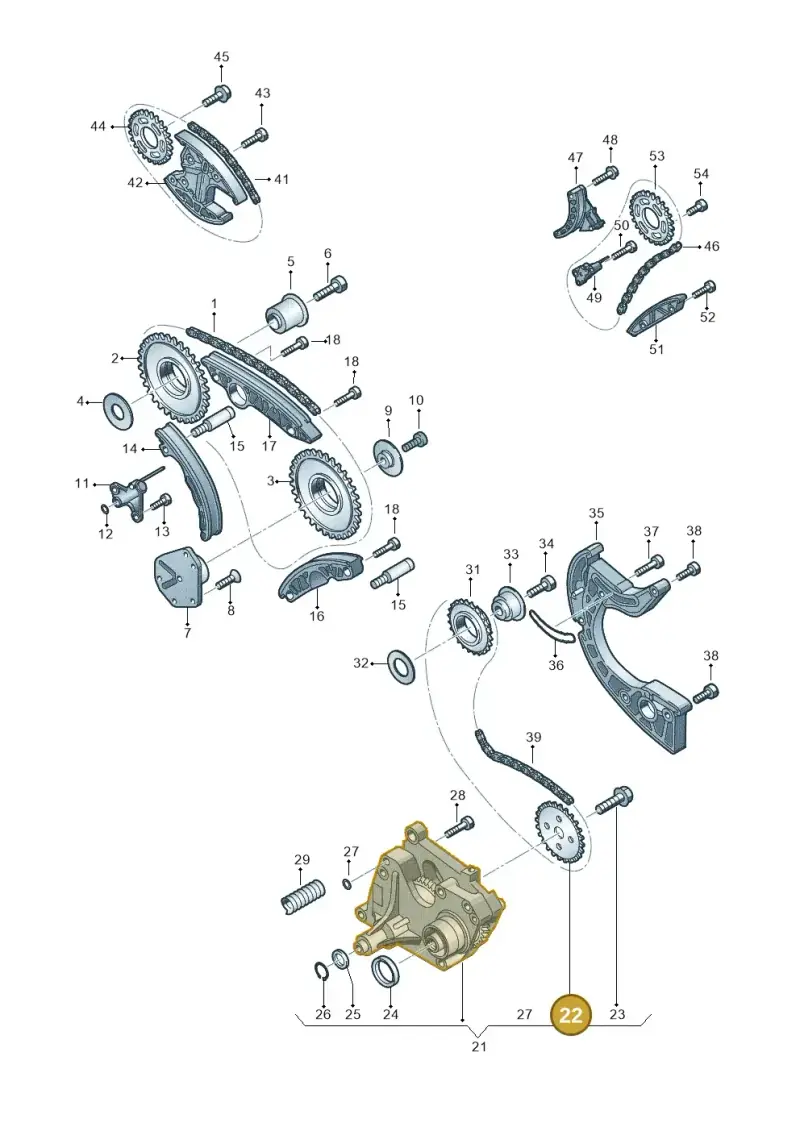 079109570AP — Volkswagen Touareg BlueMotion (2014-2018) diagram 277109900, position 22