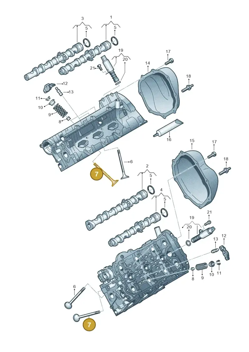 079109611D — Volkswagen Touareg BlueMotion (2014-2018) diagram 693109050, position 7