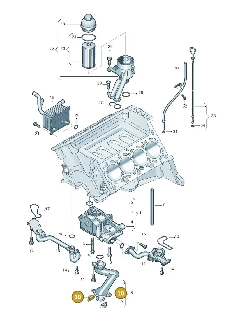 079115638D — Volkswagen Touareg                08> (2007-) diagram 478115220, position 10