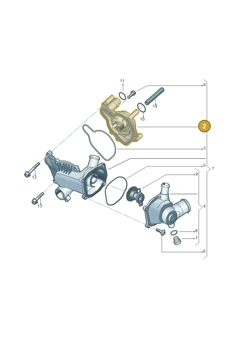 079121014F — Volkswagen Touareg                08> (2007-) diagram 478121260, position 2
