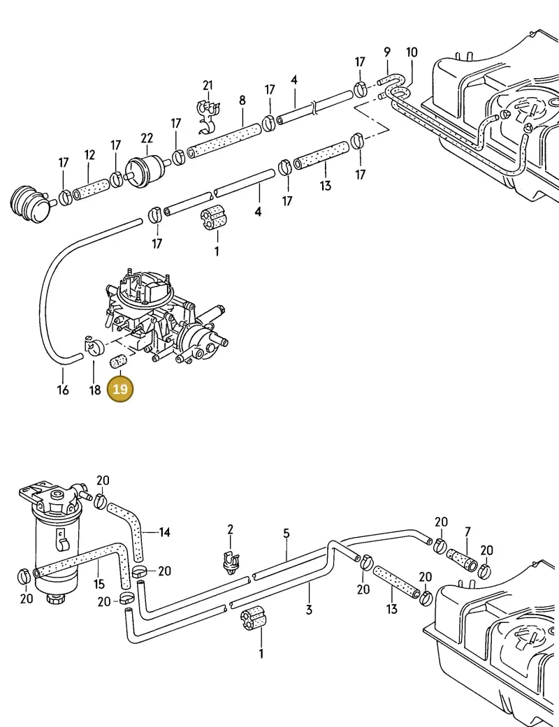 079133369 — Volkswagen CITI GOLF        "ZA"M.96> (1996-) diagram 026068000, position 19