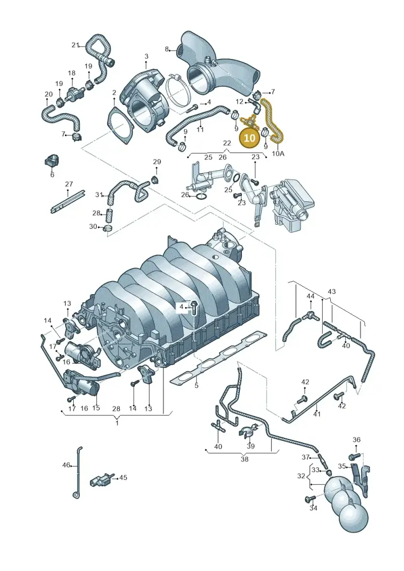 079133753 — Volkswagen Touareg                08> (2007-) diagram 616133600, position 10