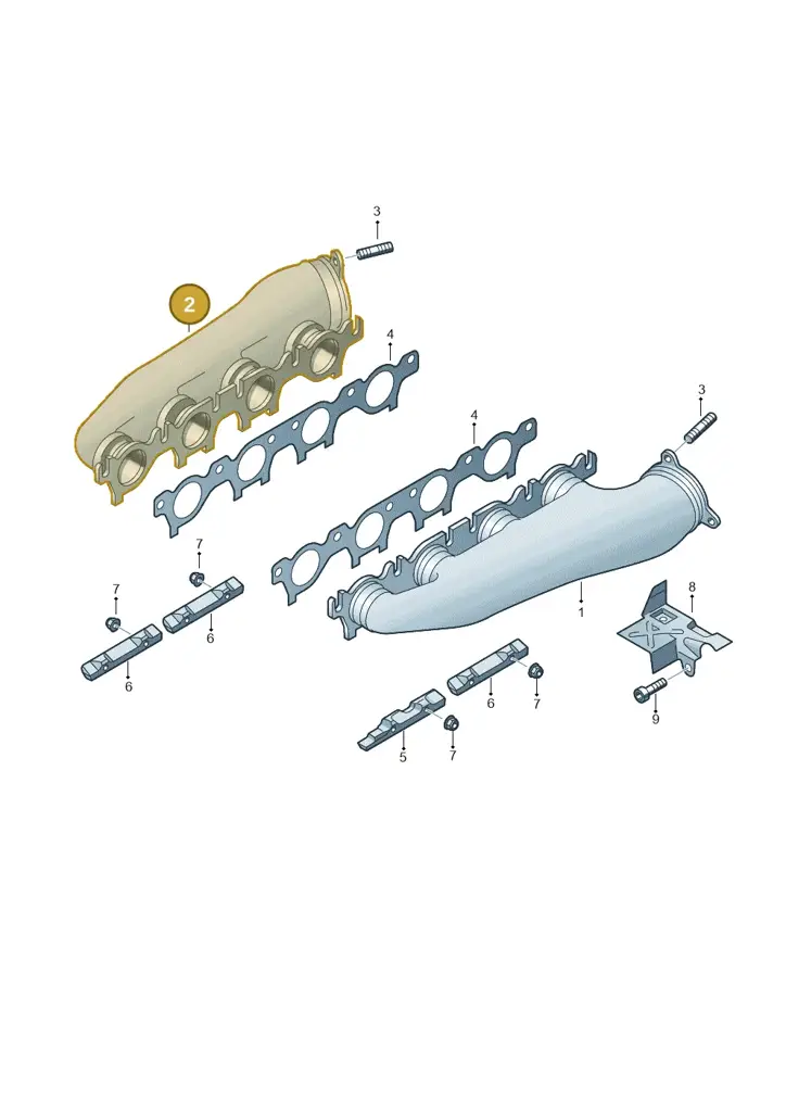 079253034AQ — Volkswagen Touareg BlueMotion (2014-2018) diagram 693253300, position 2
