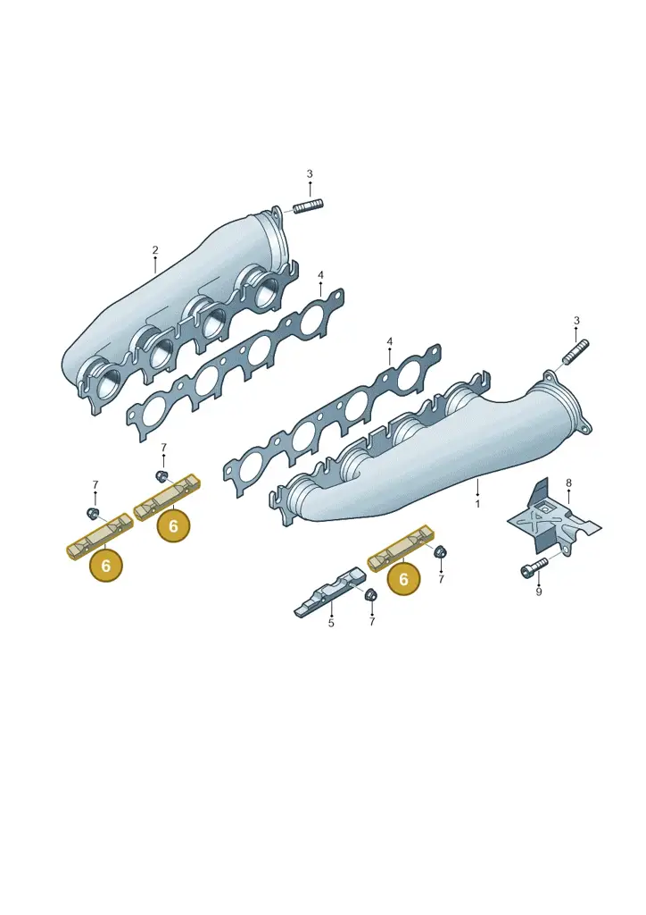 079253709J — Volkswagen Touareg BlueMotion (2014-2018) diagram 693253300, position 6