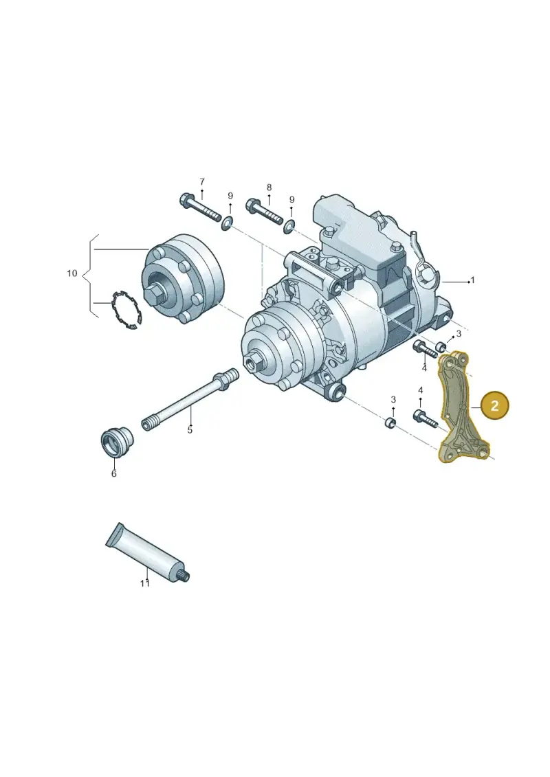 079260885B — Volkswagen Touareg                08> (2007-) diagram 247260260, position 2