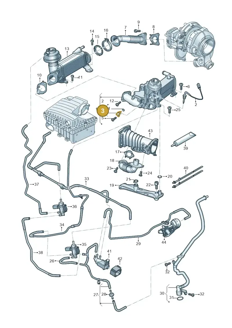 079919523H — Volkswagen Amarok twin cab (2022-) diagram 894131750, position 3