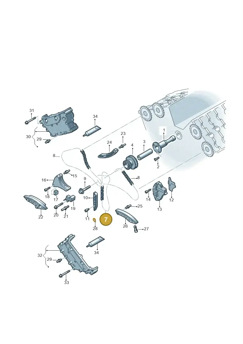 07D109465A — Volkswagen Phaeton 4motion (2010-2016) diagram 258109910, position 7