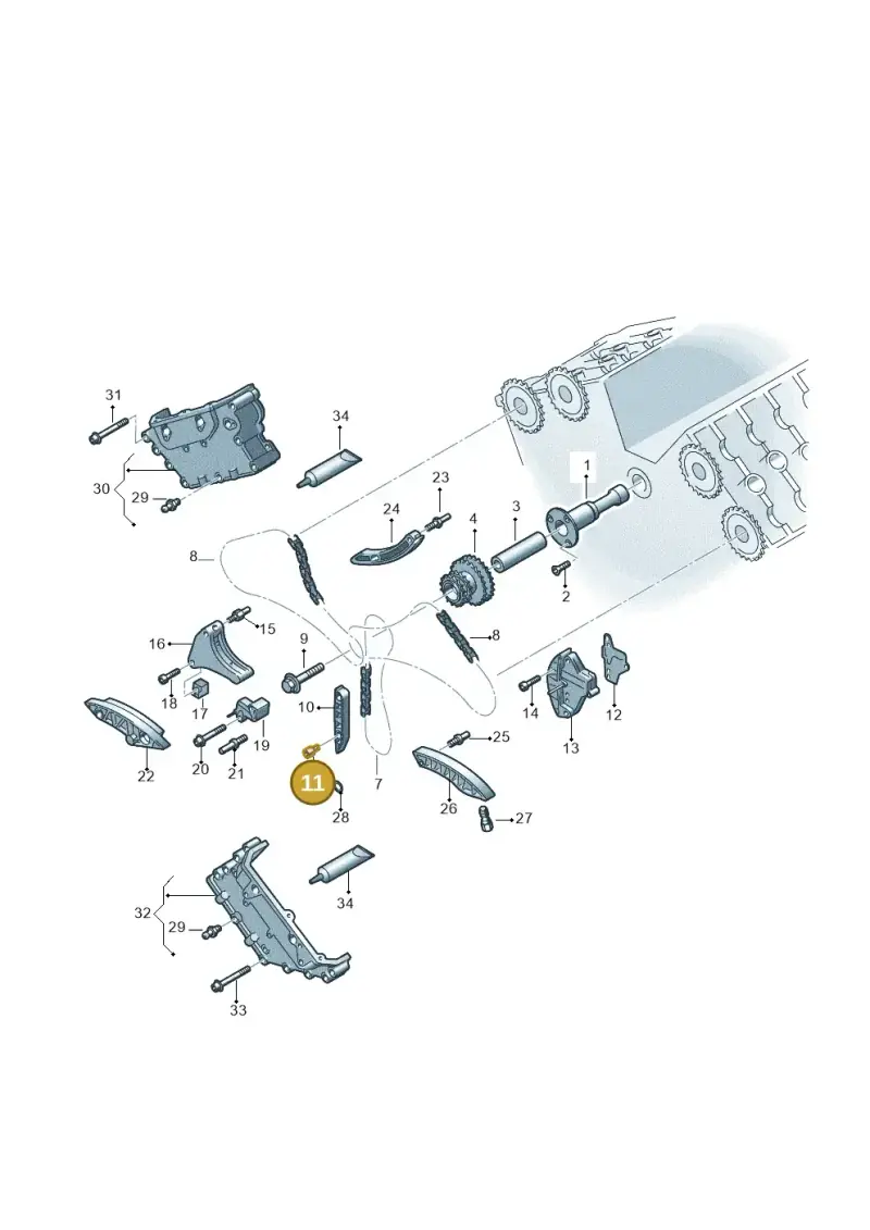 07D109471A — Volkswagen Phaeton 4motion (2010-2016) diagram 258109910, position 11