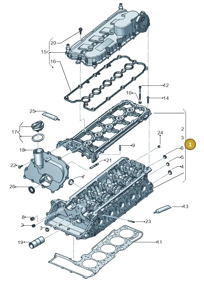07K103063F — Volkswagen New Beetle             06> (2005-) diagram 449103600, position 1