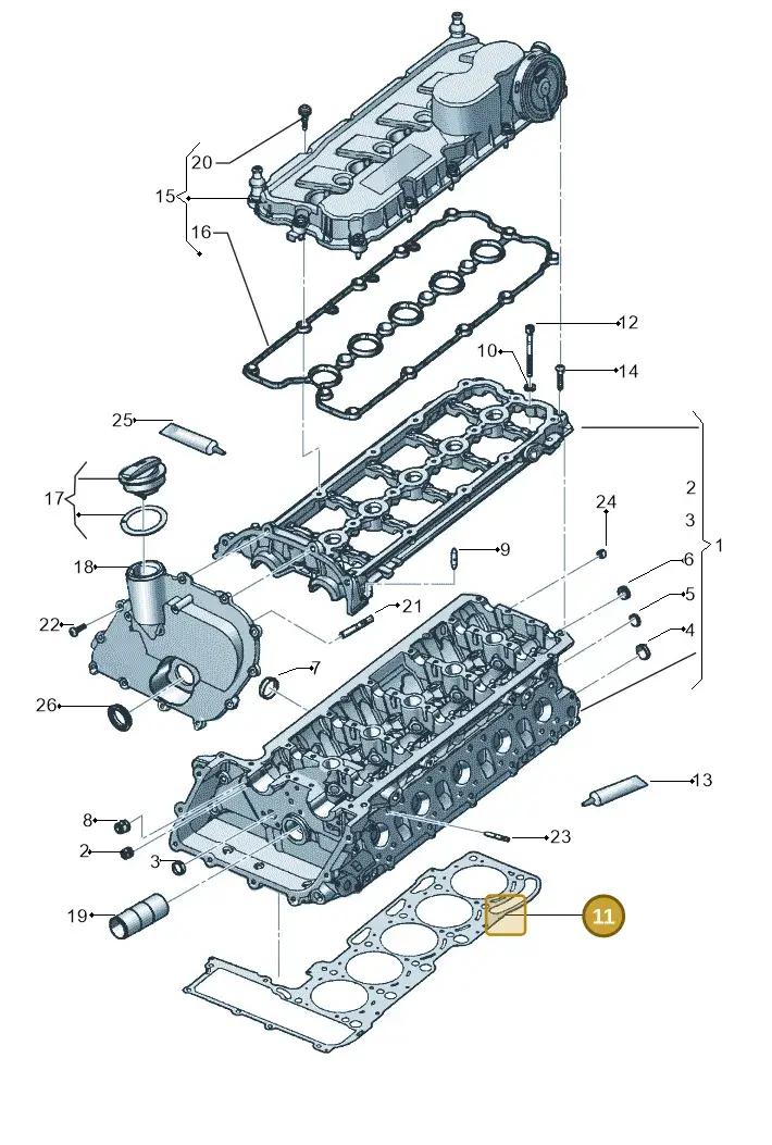 07K103383F — Volkswagen New Beetle             06> (2005-) diagram 449103600, position 11