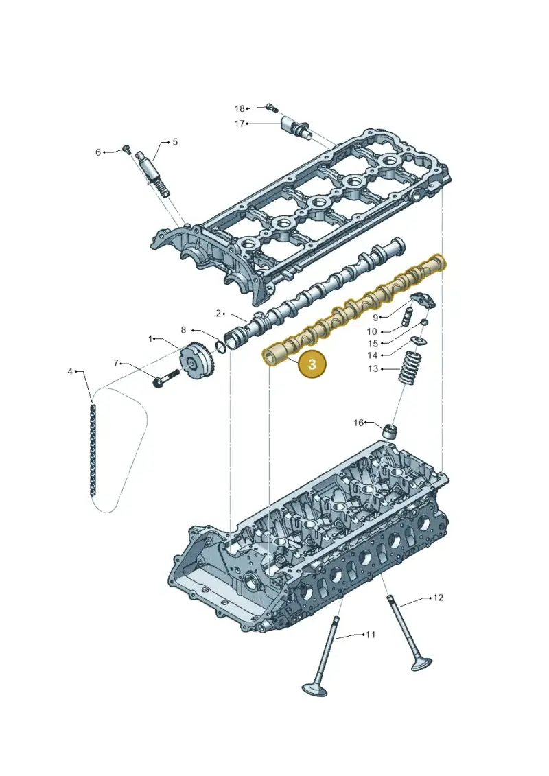 07K109102C — Volkswagen New Beetle             06> (2005-) diagram 449109250, position 3