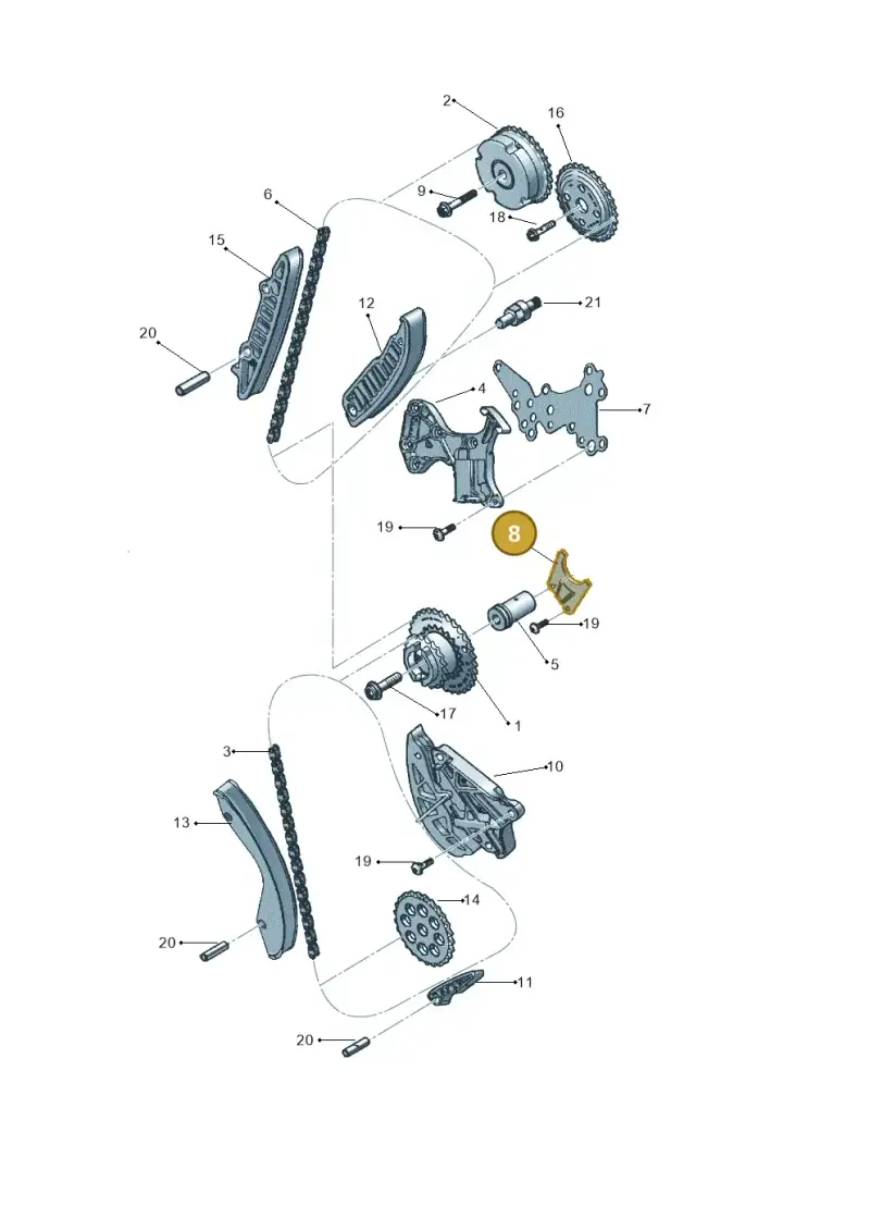 07K109237A — Volkswagen New Beetle             06> (2005-) diagram 449109550, position 8