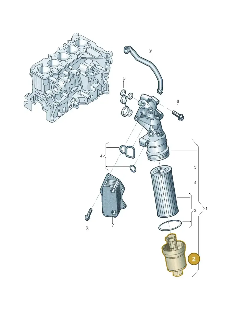 07K115408 — Volkswagen Jetta variant (2009-2014) diagram 685115850, position 2
