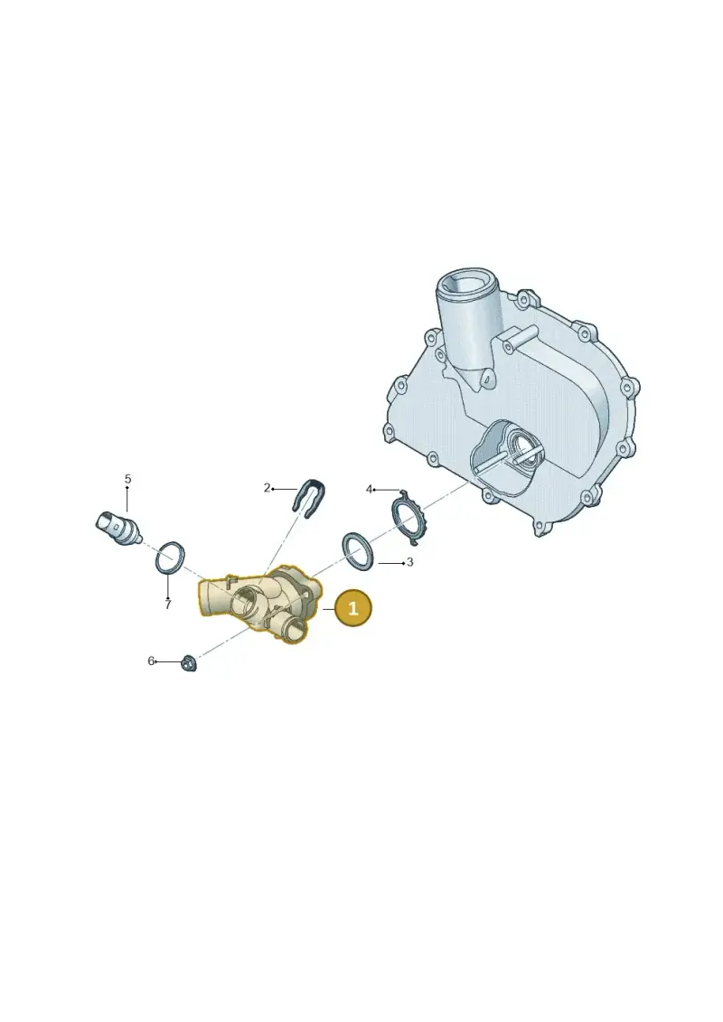 07K121132G — Volkswagen Jetta (2014-2017) diagram 684121830, position 1