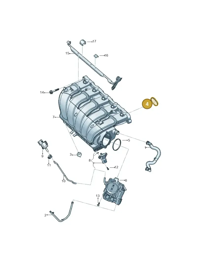07K129717A — Volkswagen New Beetle             06> (2005-) diagram 449133350, position 4
