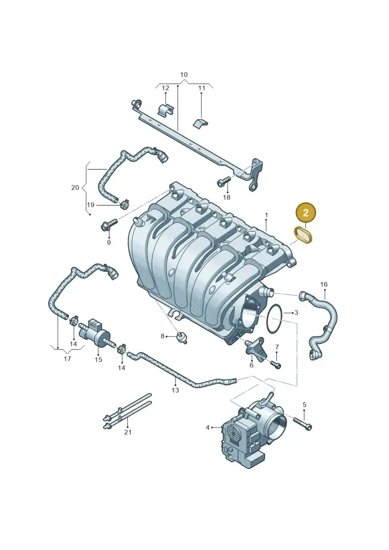 07K129717A — Volkswagen New beetle (2011-2016) diagram 474133370, position 2