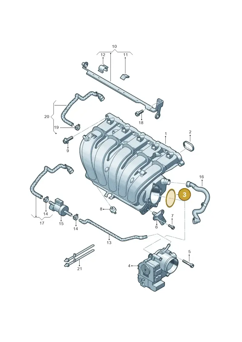 07K129748A — Volkswagen New beetle (2011-2016) diagram 474133370, position 3