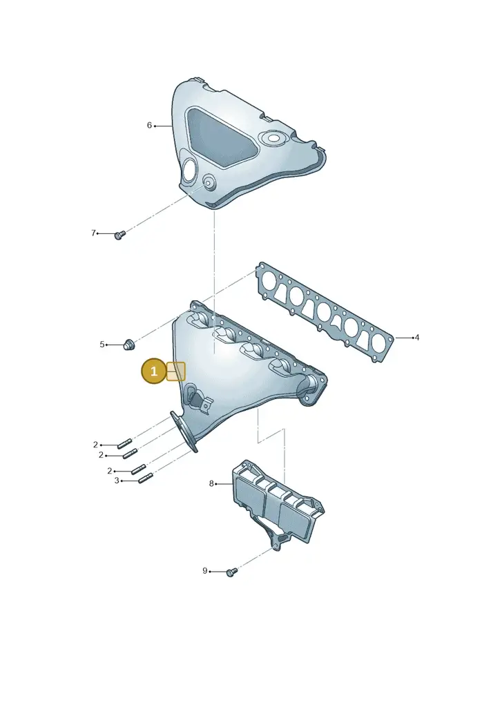 07K253031M — Volkswagen Beetle (2016-2019) diagram 685253150, position 1