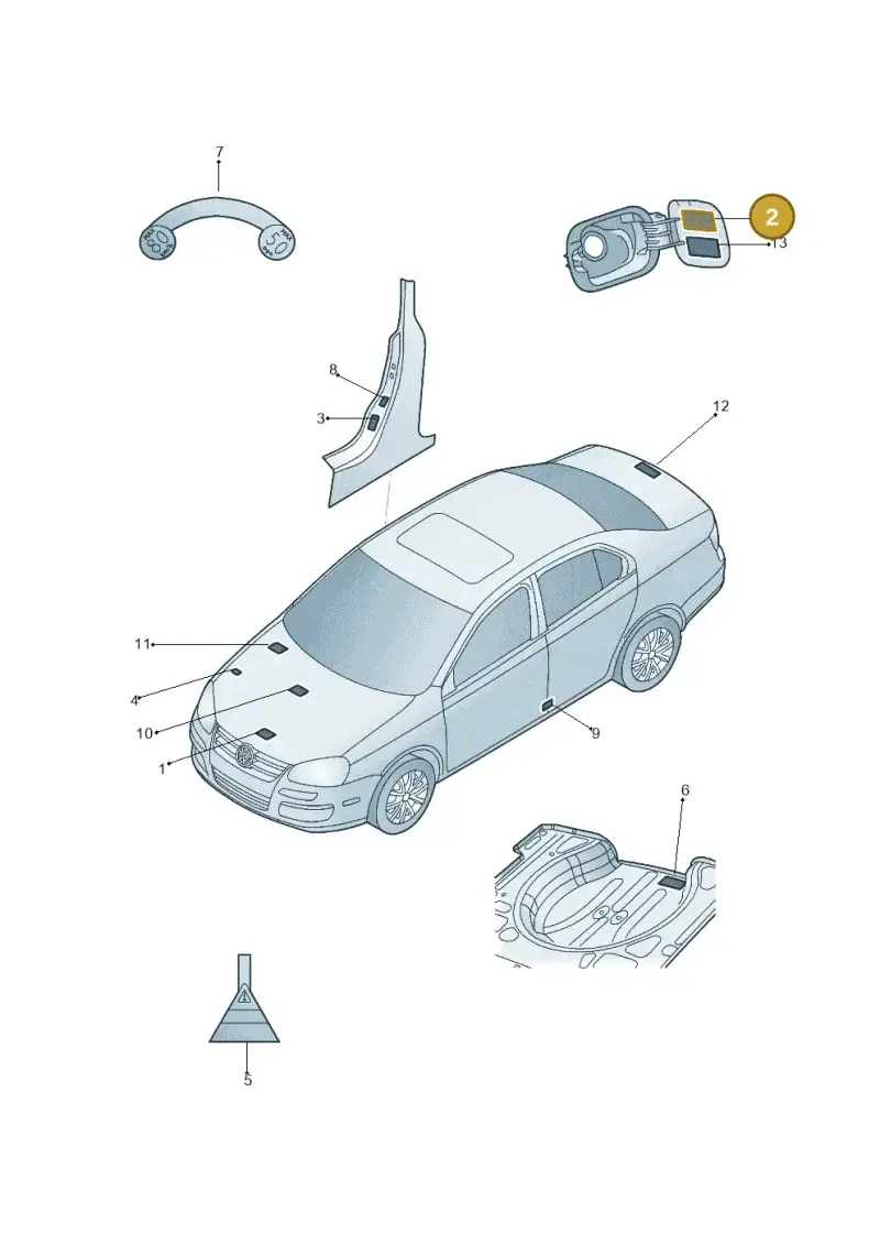 07Z010621E — Volkswagen Jetta             "USA"05> (2005-) diagram 449010000, position 2