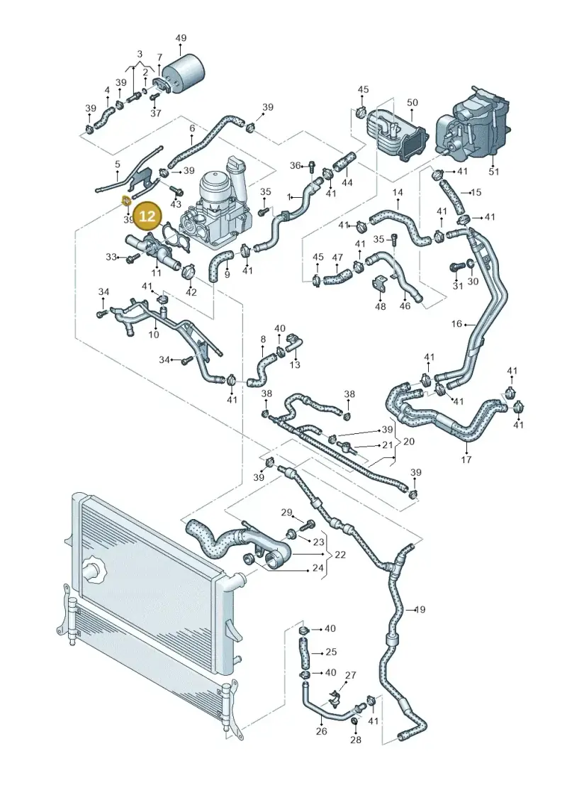 07Z121091 — Volkswagen Touareg                08> (2007-) diagram 274121530, position 12