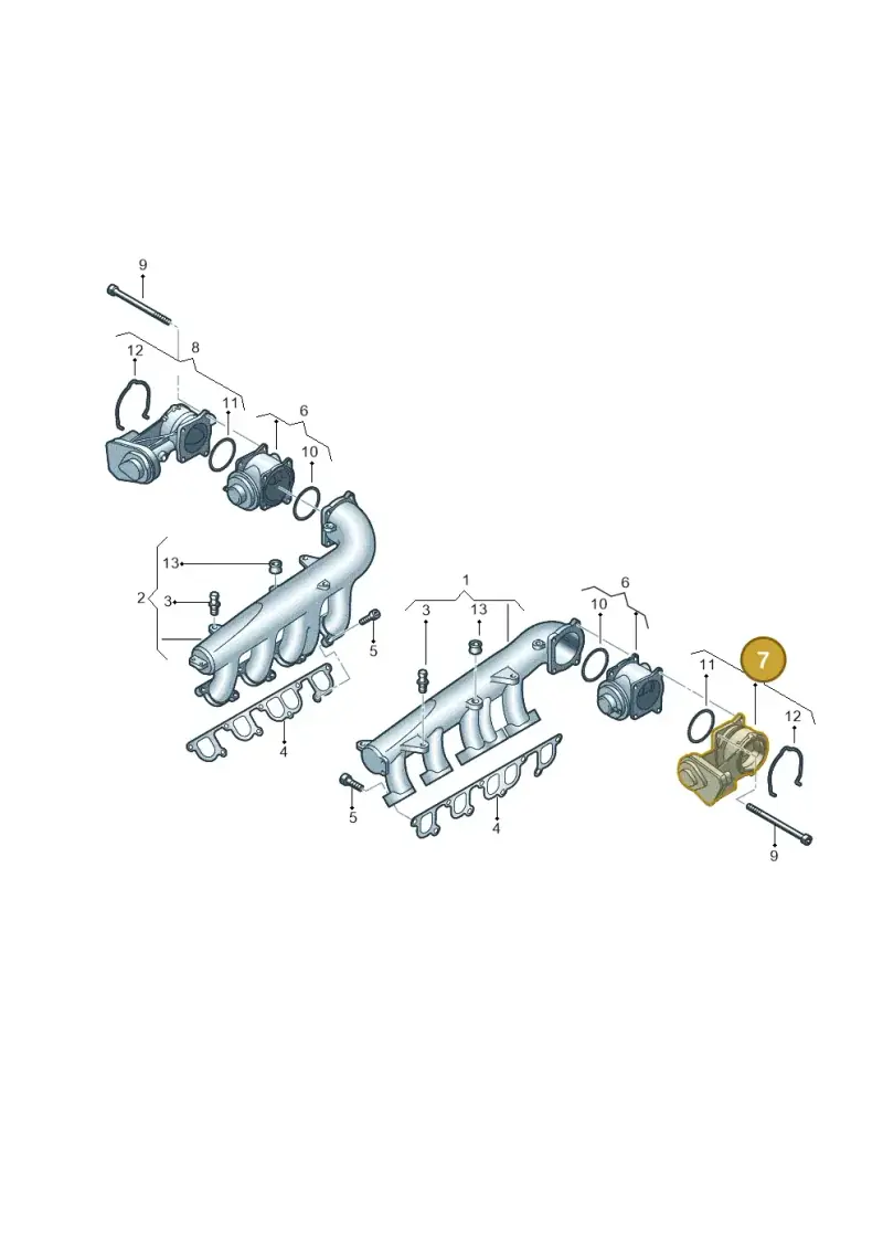 07Z128069A — Volkswagen Touareg                08> (2007-) diagram 274129100, position 7
