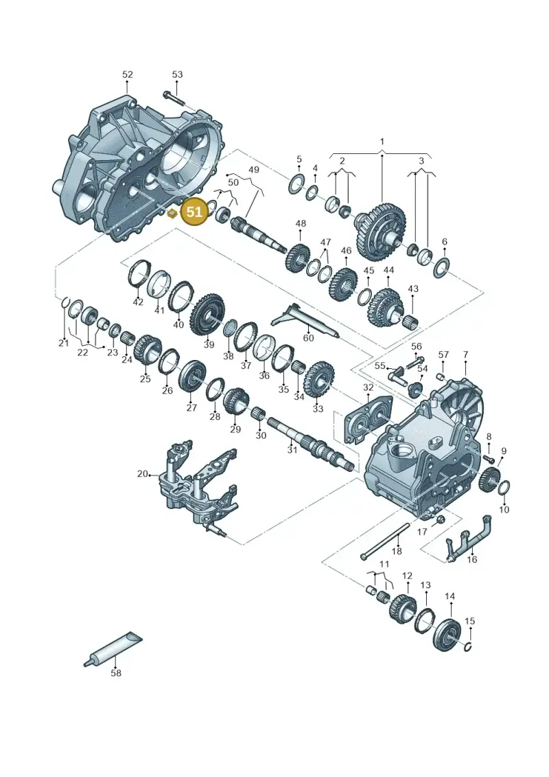 084301143A — Volkswagen Taigo (2021-2024) diagram 837305030, position 51