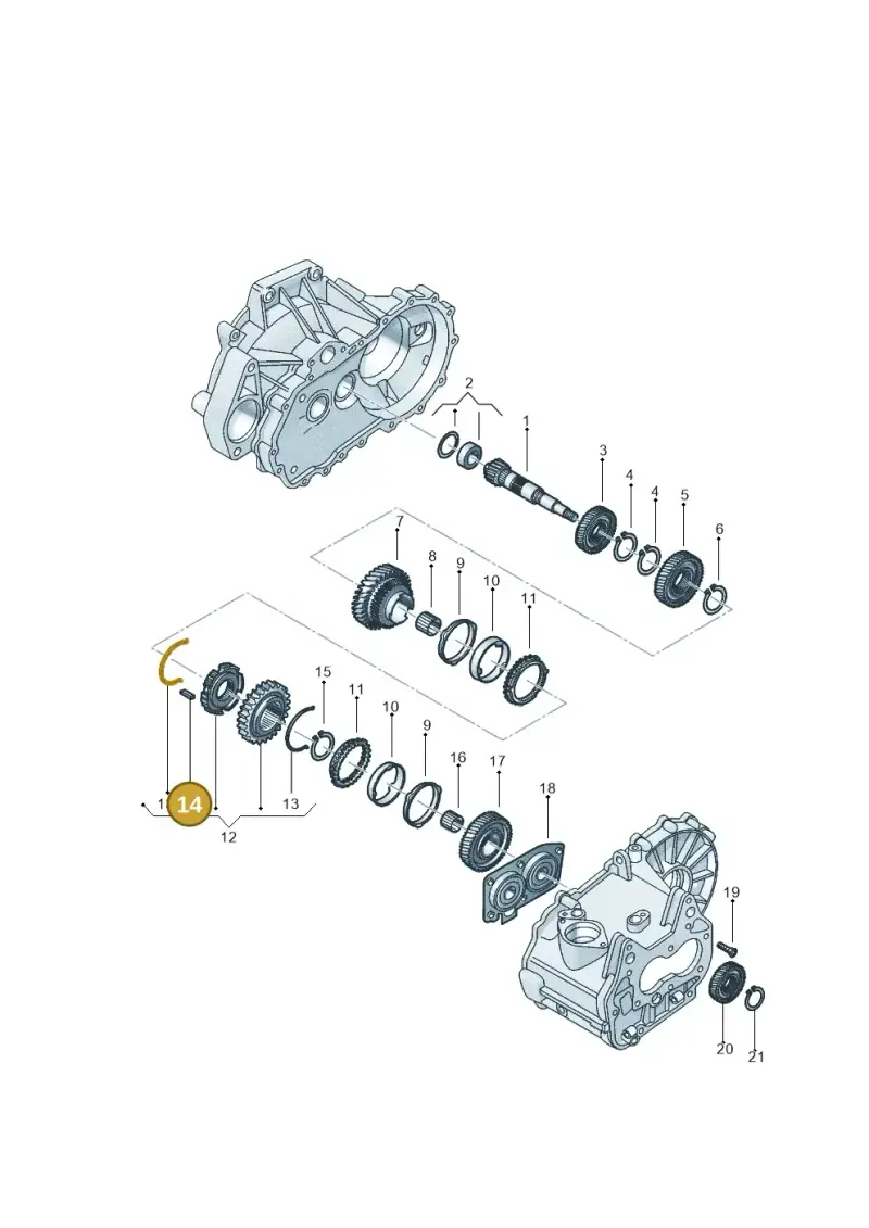 084311313 — Volkswagen Up! 1.0 TSI (2013-2017) diagram 559311320, position 14