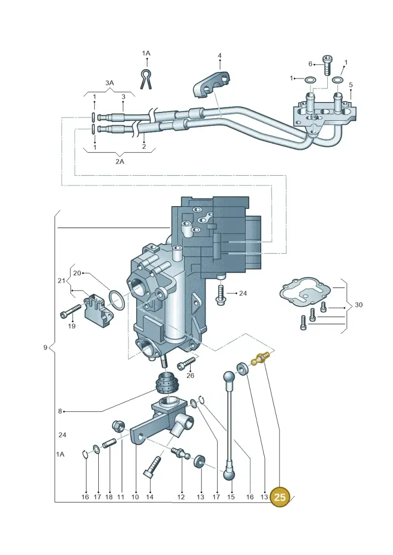 085142285 — Volkswagen LUPO/3L TDI (2003-2005) diagram 231142300, position 25