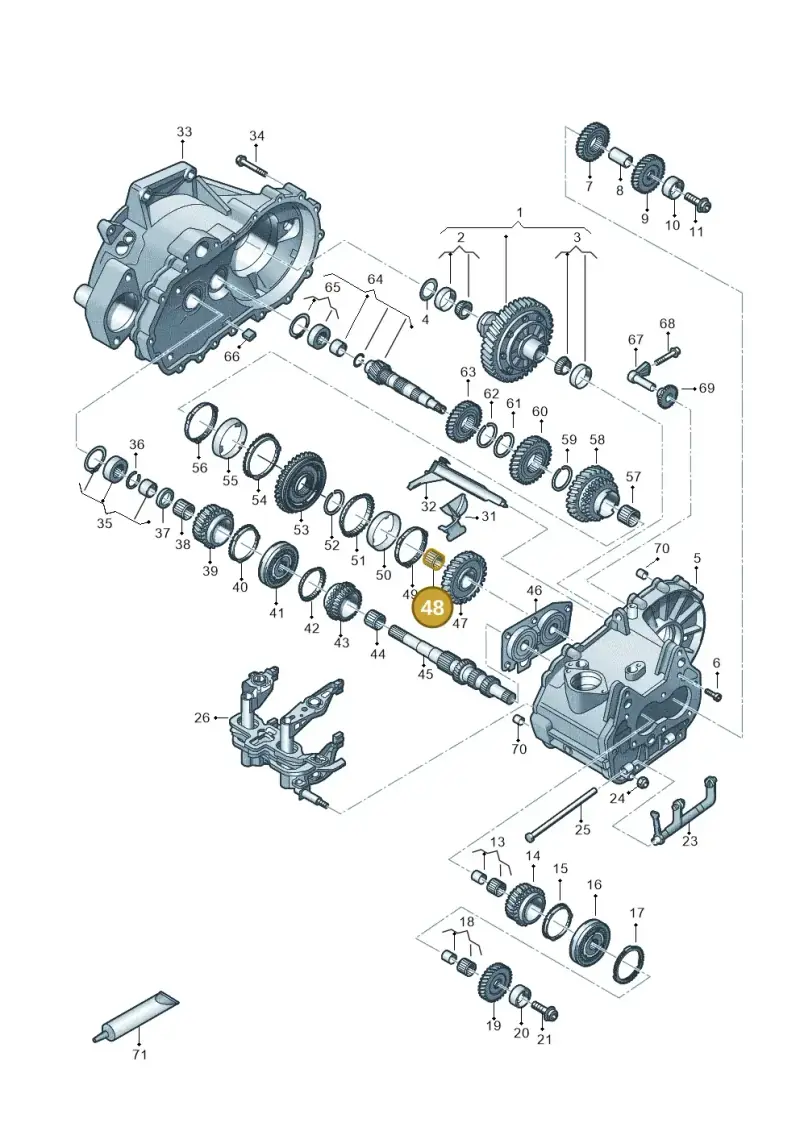 085311115 — Volkswagen Taigo (2021-2024) diagram 827310030, position 48