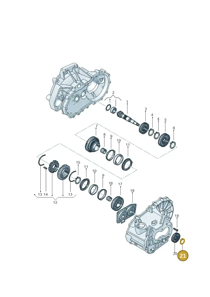 085311187B — Volkswagen Up! 1.0 TSI (2013-2017) diagram 559311320, position 21