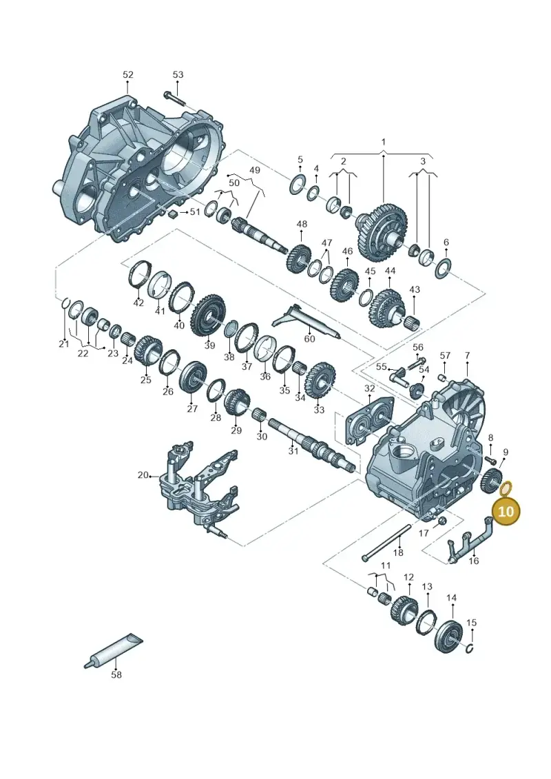 085311187B — Volkswagen Taigo (2021-2024) diagram 837305030, position 10