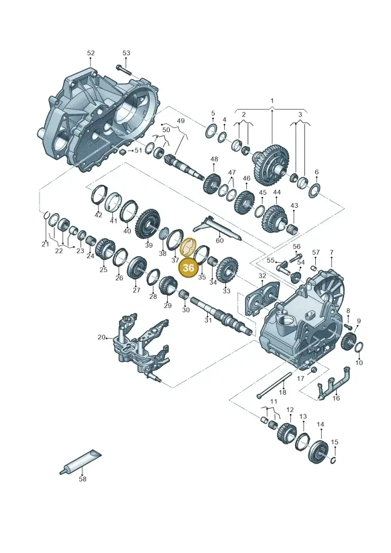 085311279B — Volkswagen Taigo (2021-2024) diagram 837305030, position 36
