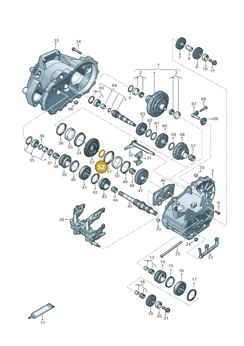 085311317 — Volkswagen Taigo (2021-2024) diagram 827310030, position 52
