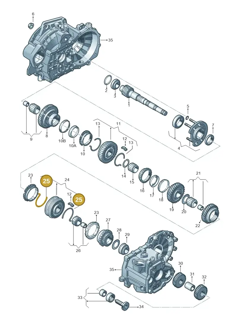 088311311D — Volkswagen New beetle (2011-2016) diagram 409311400, position 25