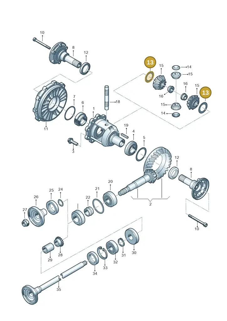 088409249C — Volkswagen Phaeton 4motion (2010-2016) diagram 195525300, position 13