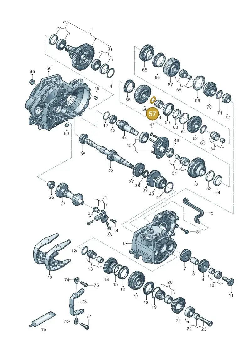 091311321A — Volkswagen Arteon (2017-2023) diagram 828303520, position 57