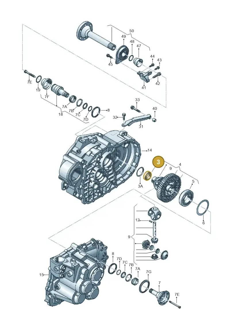 091517185D — Volkswagen Sharan (2008-2010) diagram 406409150, position 3