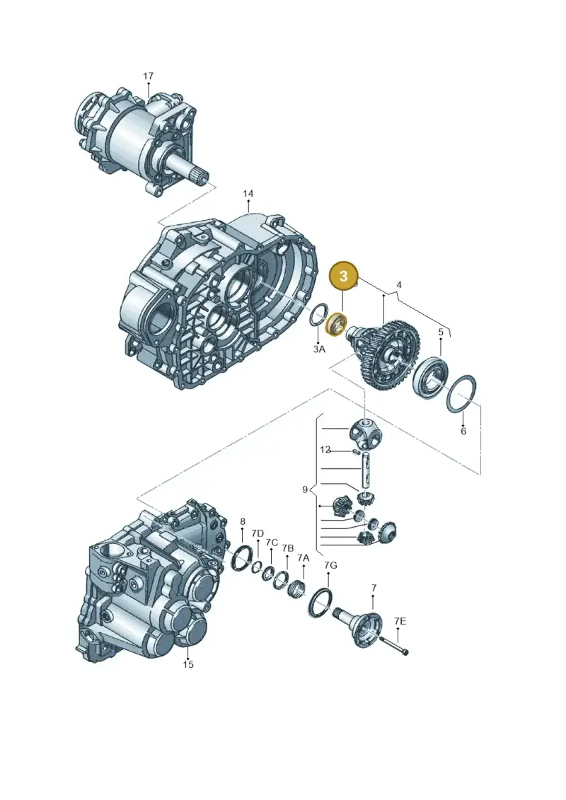 091517185D — Volkswagen Sharan (2008-2010) diagram 406409190, position 3