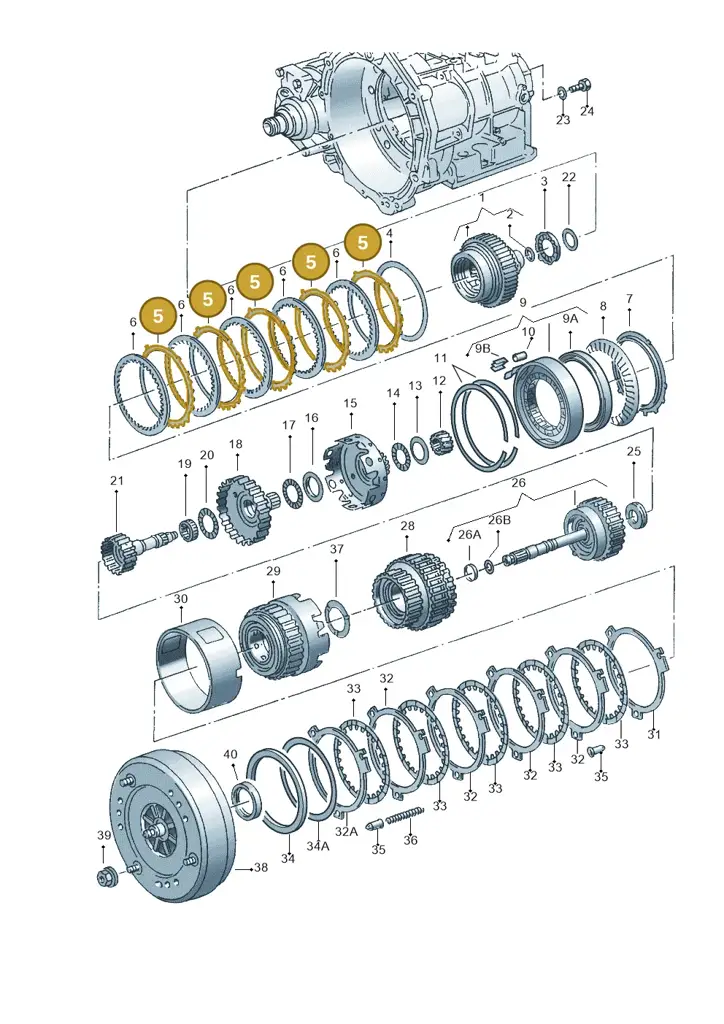 095323227A — Volkswagen New Beetle 06> (2005-) diagram 220323500, position 5