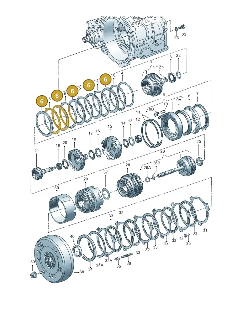 095323231C — Volkswagen New Beetle 06> (2005-) diagram 220323500, position 6