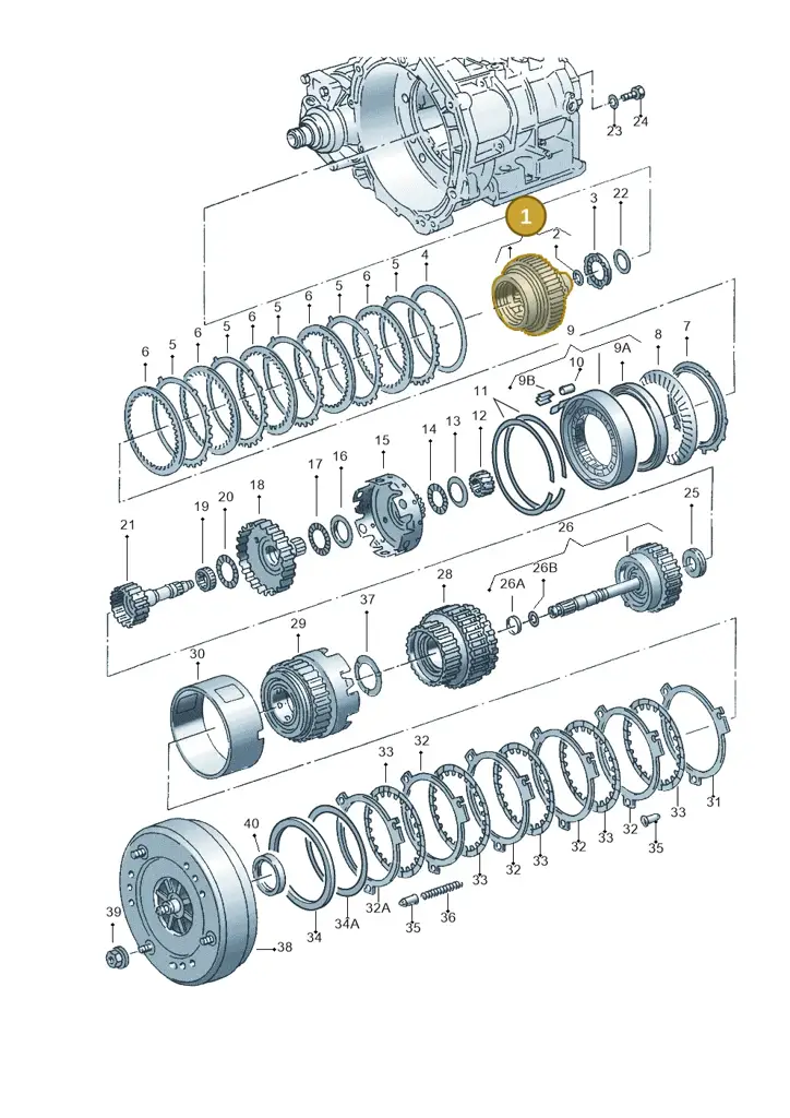 095323301Q — Volkswagen New Beetle 06> (2005-) diagram 220323500, position 1