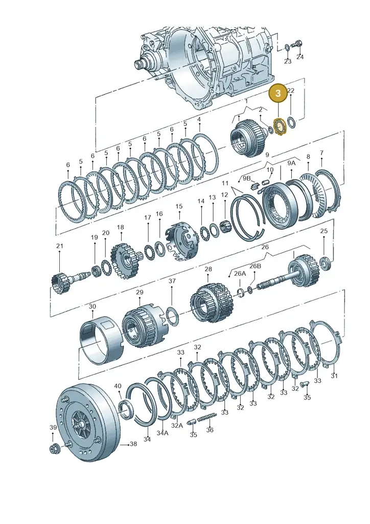 095323743A — Volkswagen New Beetle 06> (2005-) diagram 220323500, position 3